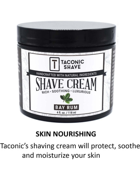 Crema de Afeitar Natural Taconic Shave 113.4 g - Bay Rum