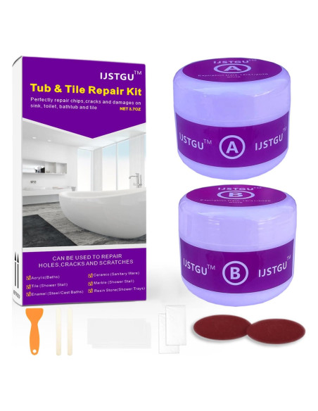 Kit de Reparación de Baños IJSTGU - Blanco, 141.75g