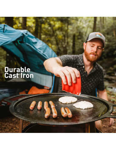 Plancha de Hierro Fundido Solo Stove Yukon + Hub 45 cm