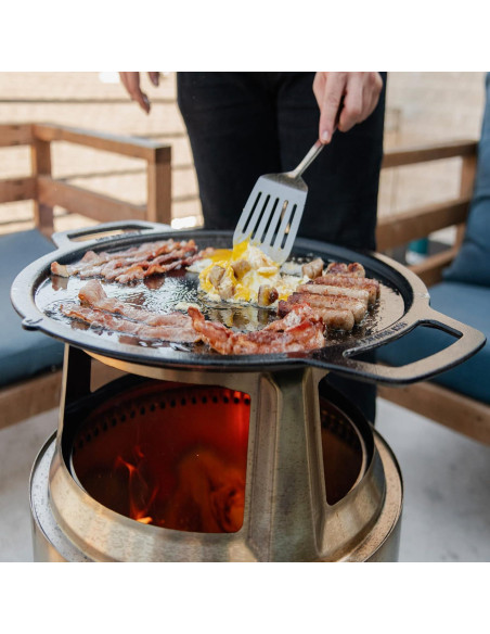 Plancha de Hierro Fundido Solo Stove Yukon + Hub 45 cm