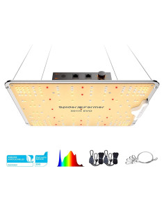 Luz de Cultivo LED Spider Farmer SF1000, 100W, Espectro Completo