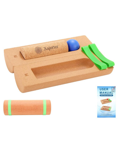 Tabla de Equilibrio Xajerter de Corcho 30.48cm para Pies y Tobillos