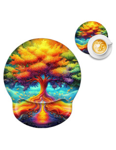 Alfombrilla de Ratón Ergonómica Tudguiloae con Soporte de Gel