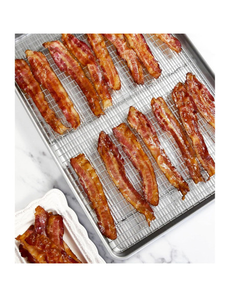 Bandeja para Hornear Extra Grande USA Pan 1607CR y Rejilla XL