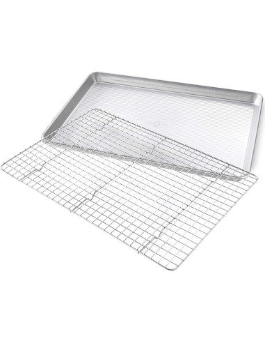 Bandeja para Hornear Extra Grande USA Pan 1607CR y Rejilla XL