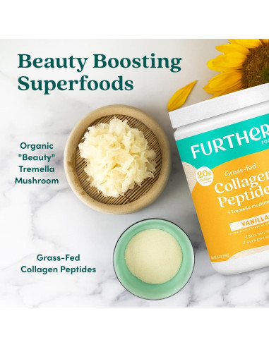 Polvo de Colágeno Hidrolizado Vainilla Further Food 630g