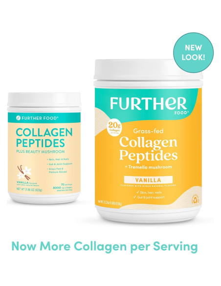 Polvo de Colágeno Hidrolizado Vainilla Further Food 630g