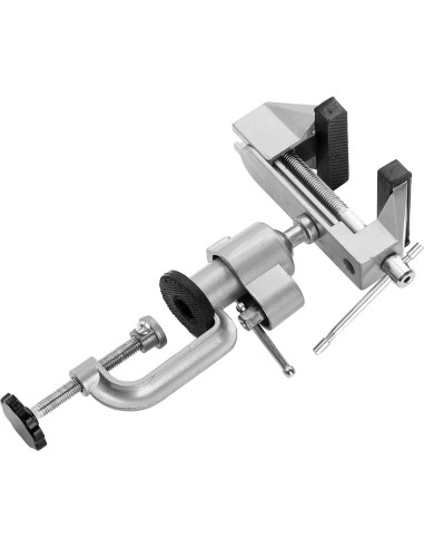 Prensa de Mesa Giratoria Fasmov 3" Ajustable 360 Aluminio