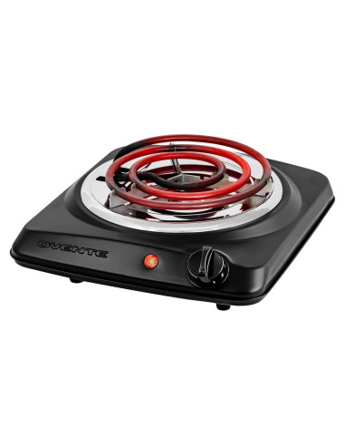 Cocina Eléctrica OVENTE BGC101B 1000W Bobina 15.24cm