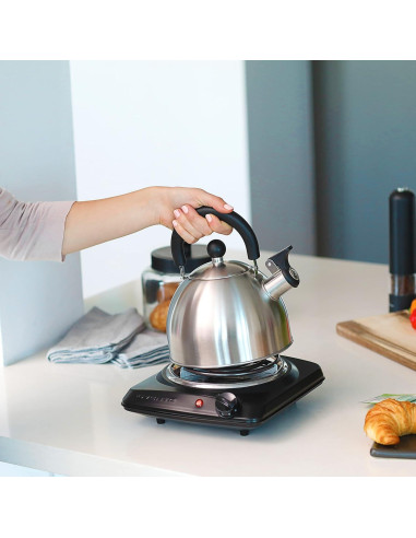 Cocina Eléctrica OVENTE BGC101B 1000W Bobina 15.24cm