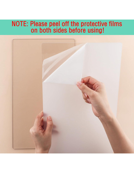 Almohadillas de Corte BAOFALI 2Pcs 32.4x22.4cm Policarbonato