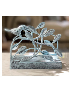 Soporte Vertical para Servilletas Chez JuJu Pájaro Azul Antiguo