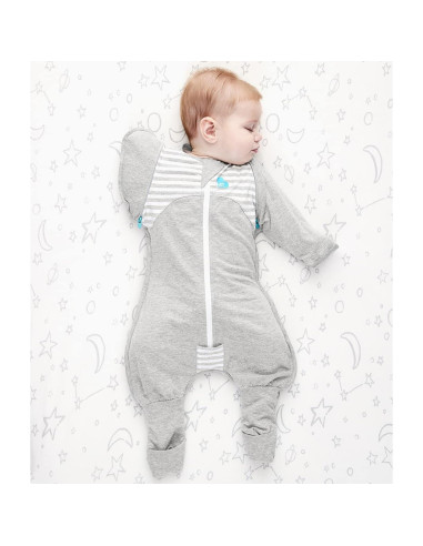 Love to Dream Swaddle UP Traje de Transición Gris Mediano 5.9-8.6 kg