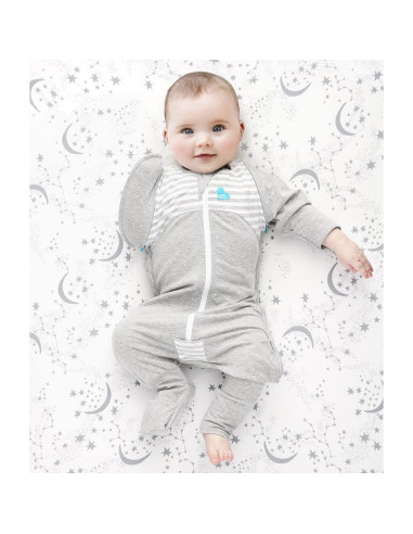 Love to Dream Swaddle UP Traje de Transición Gris Mediano 5.9-8.6 kg