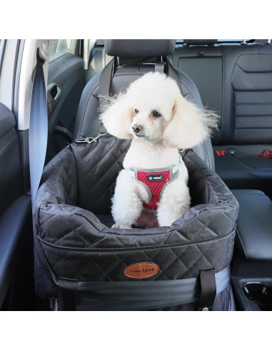 Asiento de Coche para Perros UWELL PETS Negro 46x43x46cm