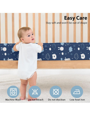 Sábanas para Cuna de Bebé Fiemol - 3 Piezas Microfibra 132x71 cm