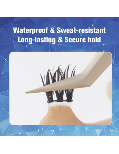 Grupos de Pestañas Autoadhesivas GOLLEE 6D Reutilizables 2