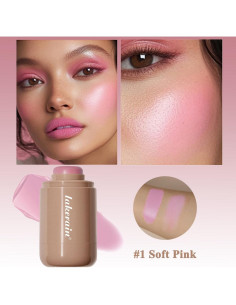 Bastón de Rubor en Crema Hunan Shimei 5.34 ml Rosa Suave 2