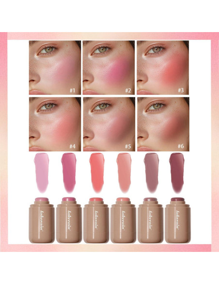 Bastón de Rubor en Crema Hunan Shimei 5.34 ml Rosa Suave