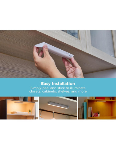 Barra de Luz LED BLACK+DECKER PureOptics 22.86 cm con Sensor