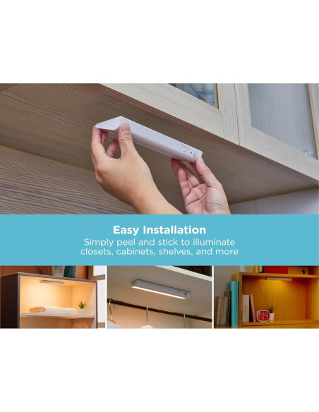 Barra de Luz LED BLACK+DECKER PureOptics 22.86 cm con Sensor