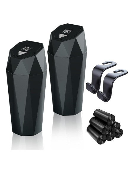 Basurero de Auto YIOVVOM Compacto Impermeable con 90 Bolsas