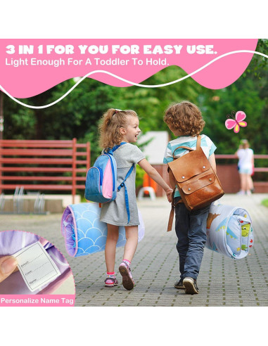 Mat de Siesta Unicornio CHEF CURRY 127x51cm con Almohada