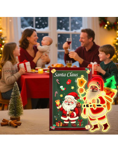 Luz de Neón LED Santa Claus 10 Brillos Ajustables USB 2