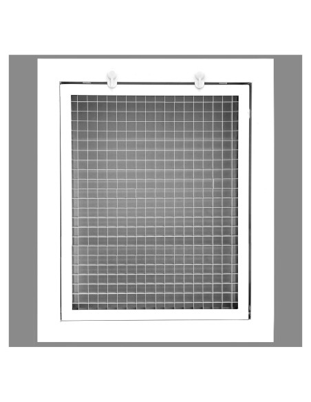 Filtro de Aire HVAC Premium 6x8" Aluminio Blanco Eggcrate