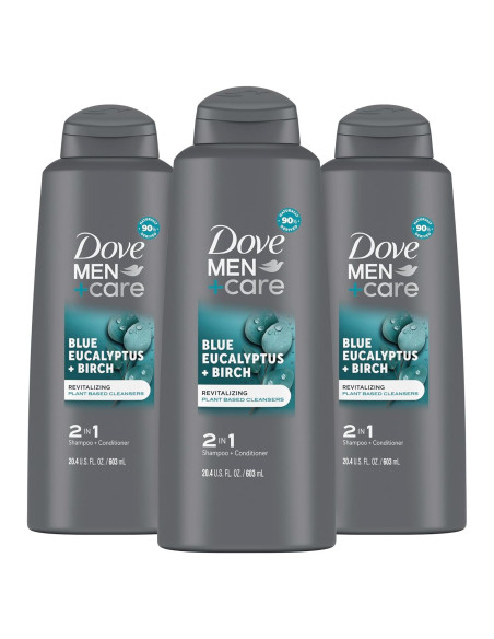 Champú Acondicionador 2 en 1 Dove Men + Care 577 ml Eucalipto