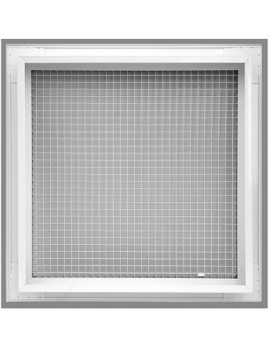 Filtro de Aire HVAC Premium 6x8" Aluminio Blanco Eggcrate