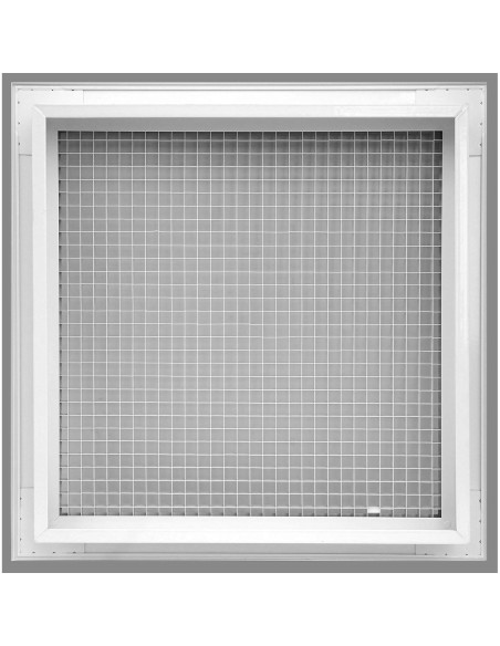 Filtro de Aire HVAC Premium 6x8" Aluminio Blanco Eggcrate