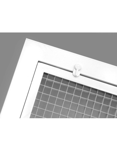 Filtro de Aire HVAC Premium 6x8" Aluminio Blanco Eggcrate