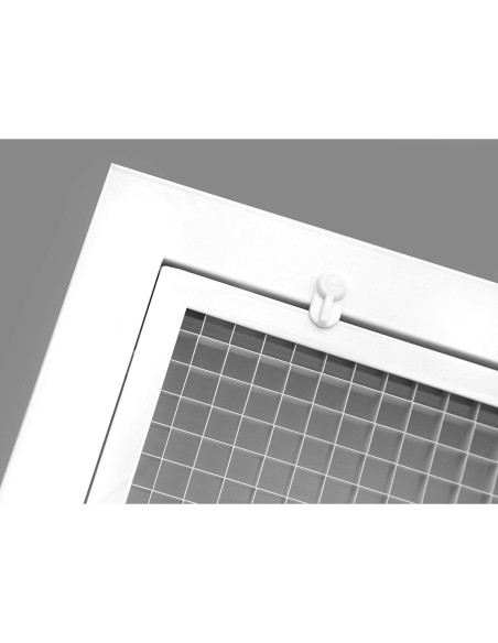 Filtro de Aire HVAC Premium 6x8" Aluminio Blanco Eggcrate
