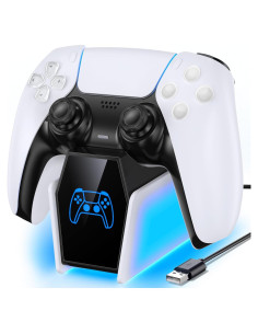 Estación de Carga Rápida Rysker para Controlador PS5 DualSense