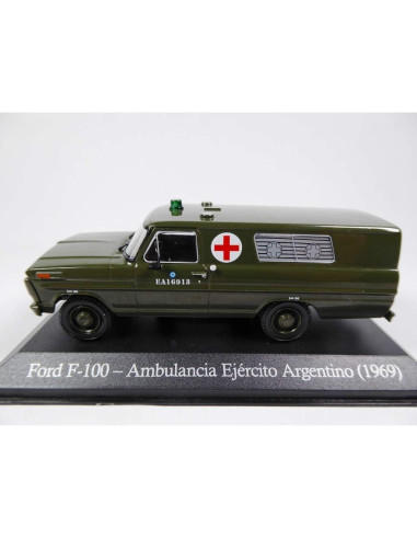 Coche de colección OPO 10 Ford F-100 1969 Ambulancia 1/43