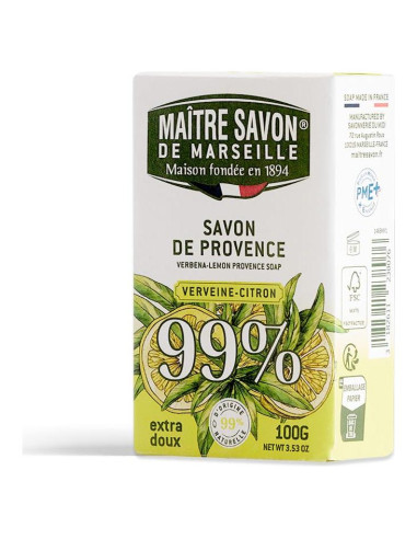 Barra de Jabón de Provenza Compagnie du Midi 100g Limón Verbena