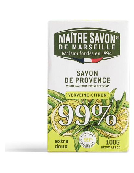 Barra de Jabón de Provenza Compagnie du Midi 100g Limón Verbena