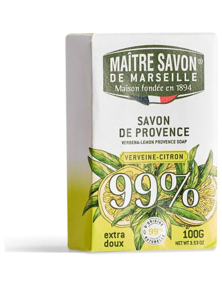 Barra de Jabón de Provenza Compagnie du Midi 100g Limón Verbena