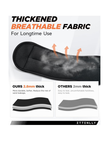 Pesas de Muñeca Ajustables ZTTENLLY 0.45kg - 1lb x 2