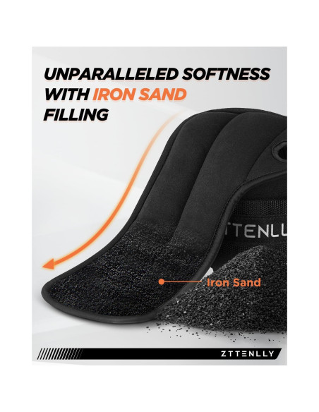 Pesas de Muñeca Ajustables ZTTENLLY 0.45kg - 1lb x 2