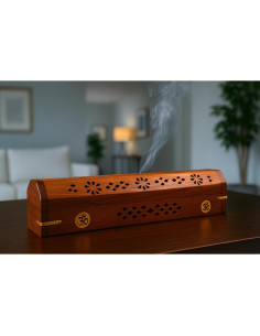 Soporte para Incienso de Madera CHAKRIK 30.48x6.35x7.62 cm 2