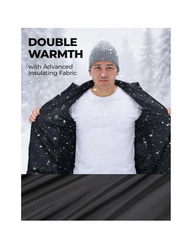 Chaleco Térmico Calentado KEMIMOTO para Hombres y Mujeres - Negro