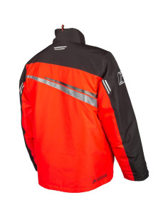 Chaqueta de Nieve KLIM Kaos Hombre 3X Grande Negro-Rojo 2