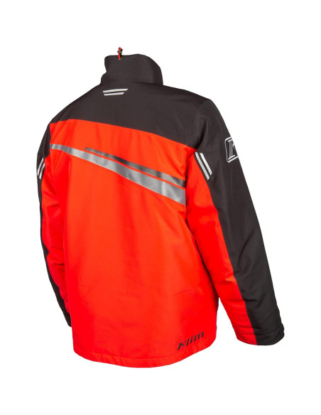 Chaqueta de Nieve KLIM Kaos Hombre 3X Grande Negro-Rojo