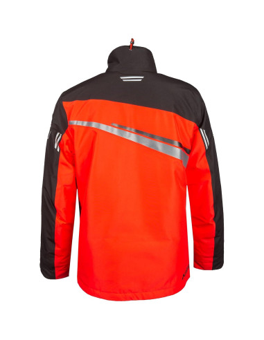 Chaqueta de Nieve KLIM Kaos Hombre 3X Grande Negro-Rojo
