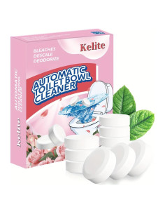 Tabletas Limpiadoras de Inodoro KELITE 12 Paquetes Blanqueador
