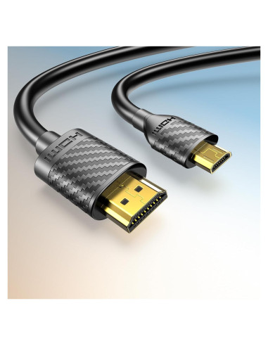Cable Micro HDMI a HDMI 4K 60Hz Jahobet 1.01m para Raspberry Pi