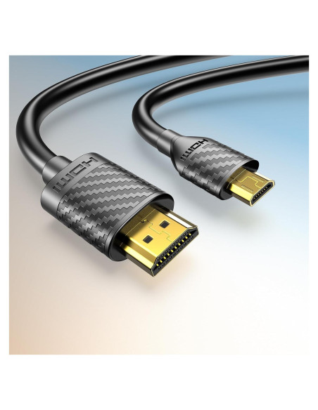 Cable Micro HDMI a HDMI 4K 60Hz Jahobet 1.01m para Raspberry Pi