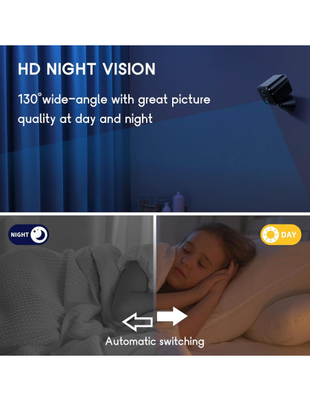 Cámara de Seguridad Inalámbrica Vegoran TQ95 1080P WiFi Interior